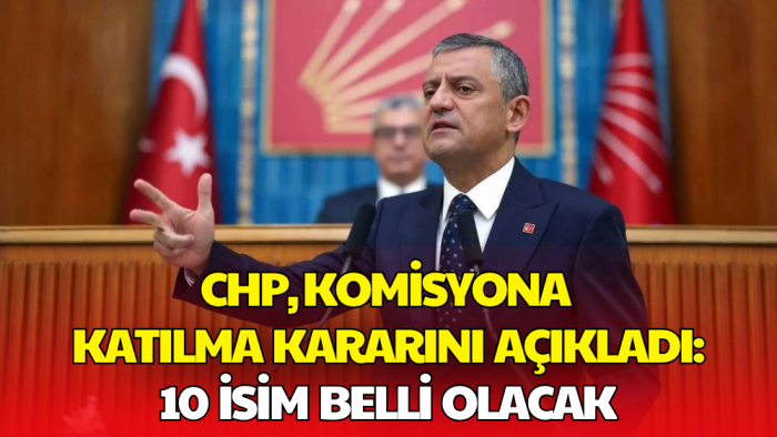 CHP, Terörsüz Türkiye Komisyonuna Katılıyor: Şartlar Kabul Edildi